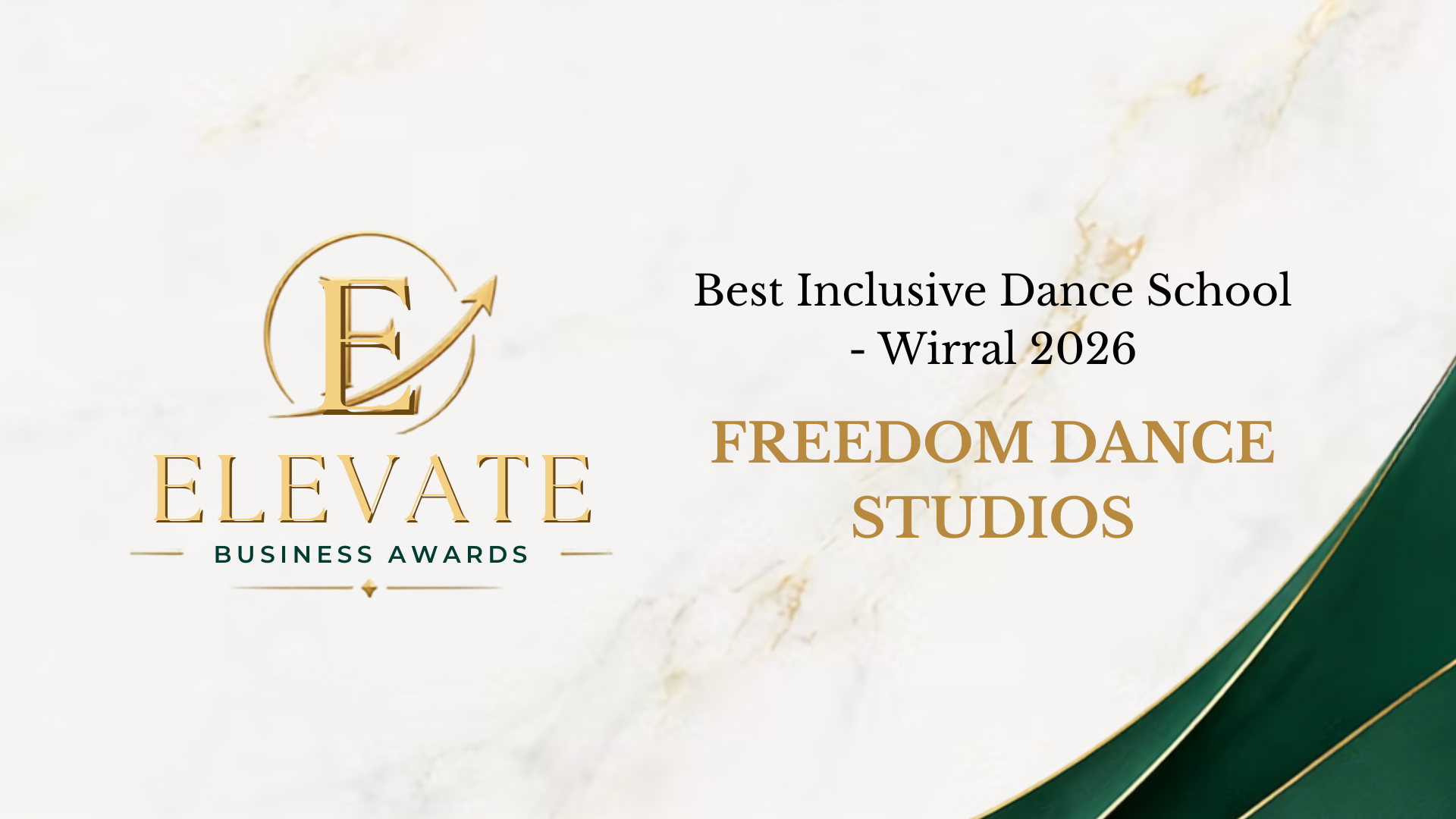 Elevate Business Awards - Best Inclusive Dance School Wirral 2026